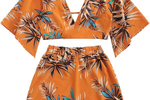 Boho Butterfly Shorts Set